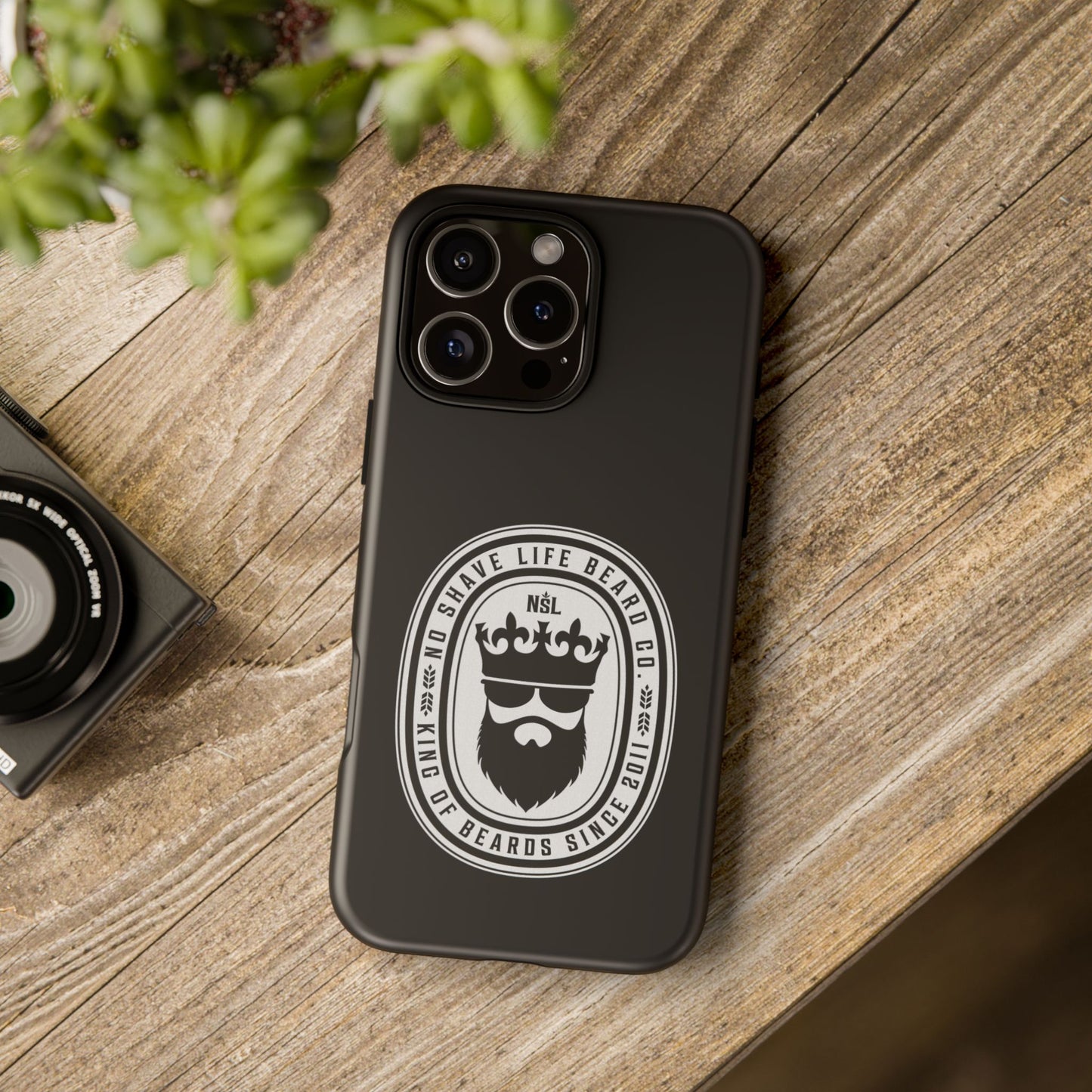 King of Beards Hard Phone Case