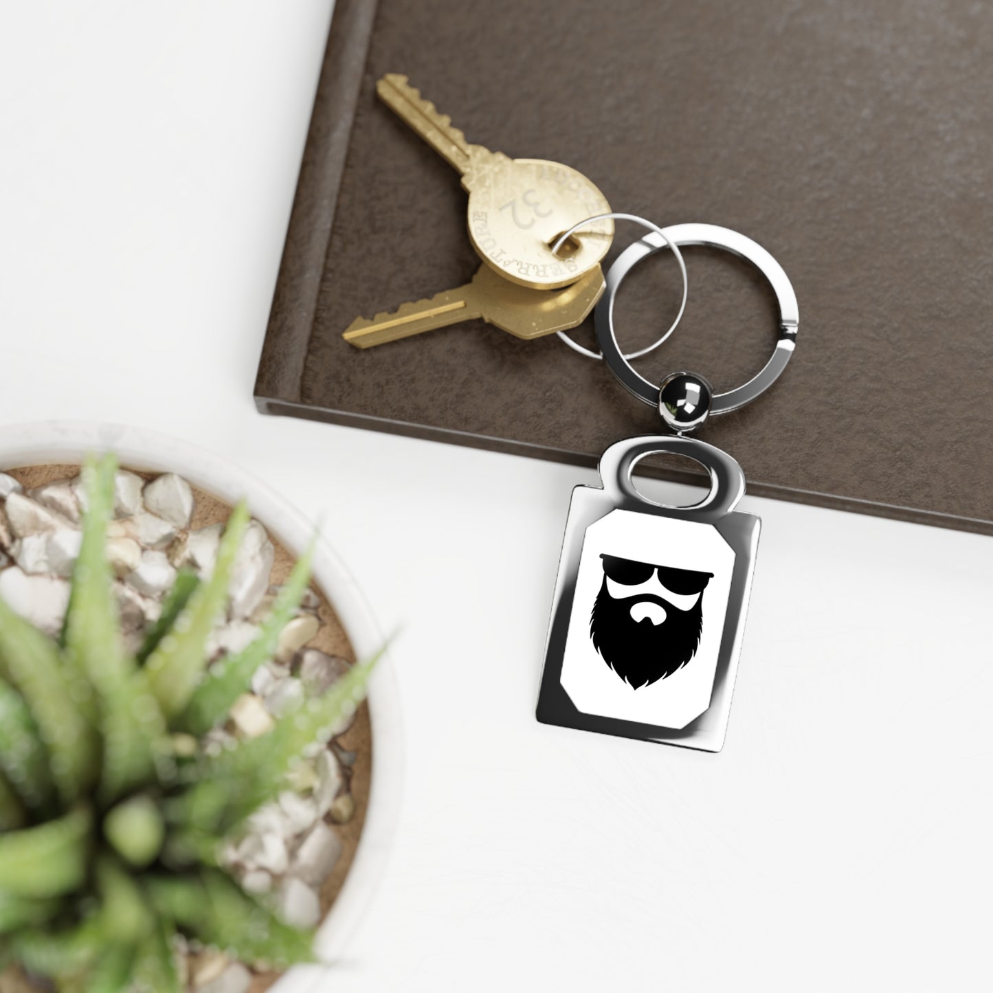 No Shave Life OG Beard Keyring