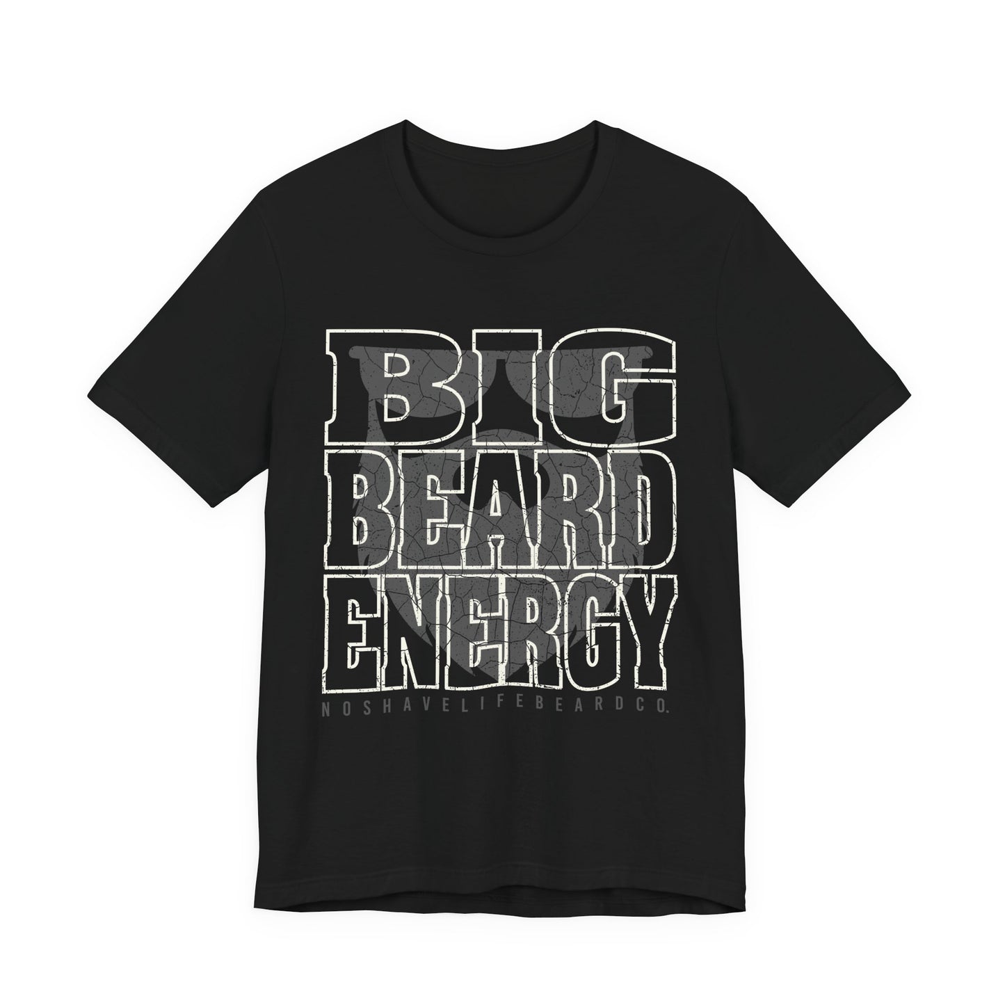 Big Beard Energy Black T-Shirt