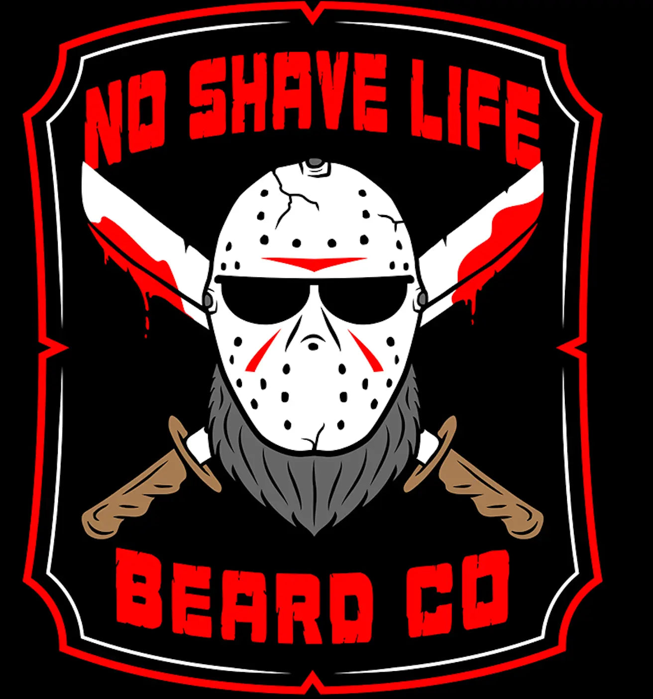 No Shave Life Beard Co Sticker|Patch & Stickers