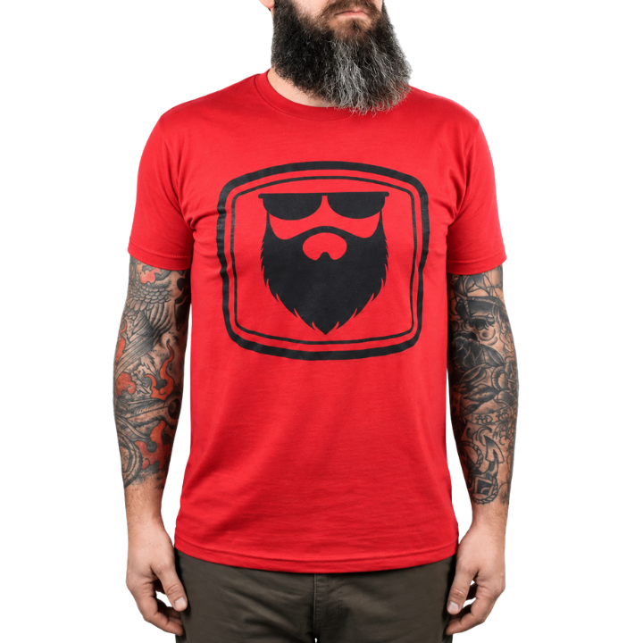 The No Shave Life OG Beard 2.0 Red Men's T-Shirt