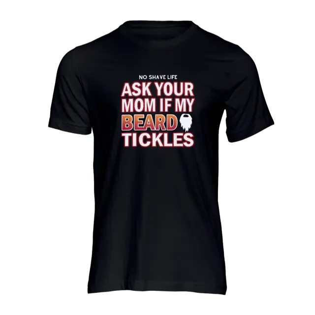 Ask Your Mom Black Men's T-Shirt|T-Shirt