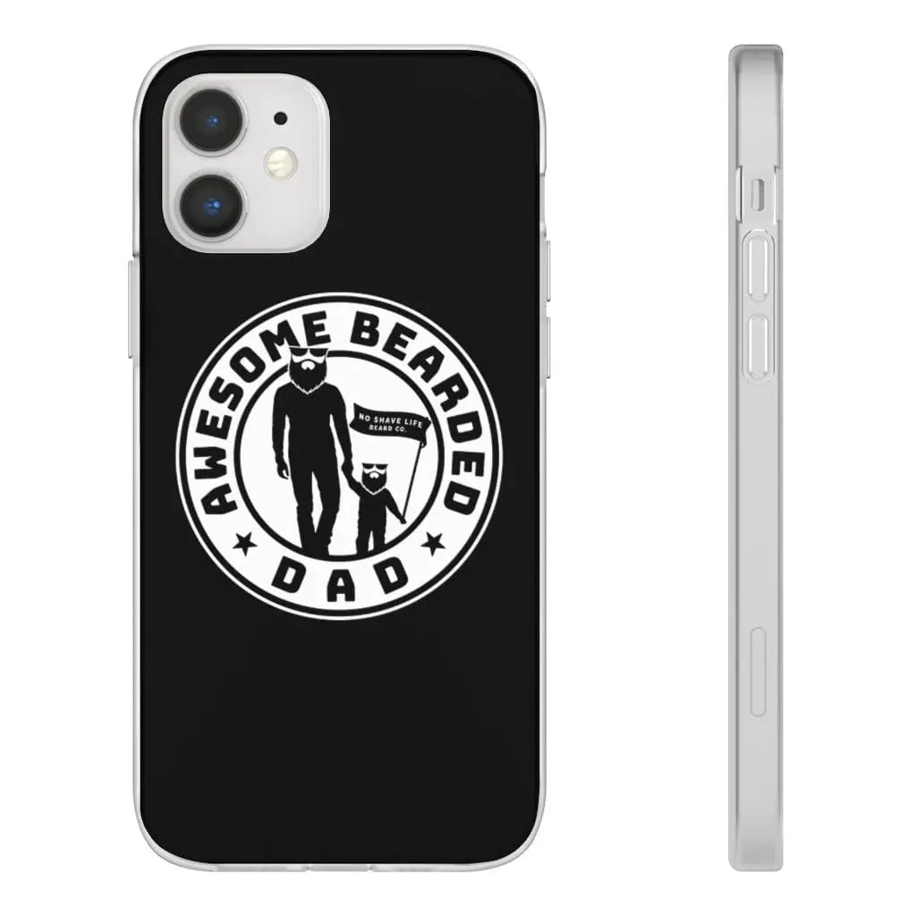 AWESOME BEARDED DAD Black Durable Phone Case|Phone Case