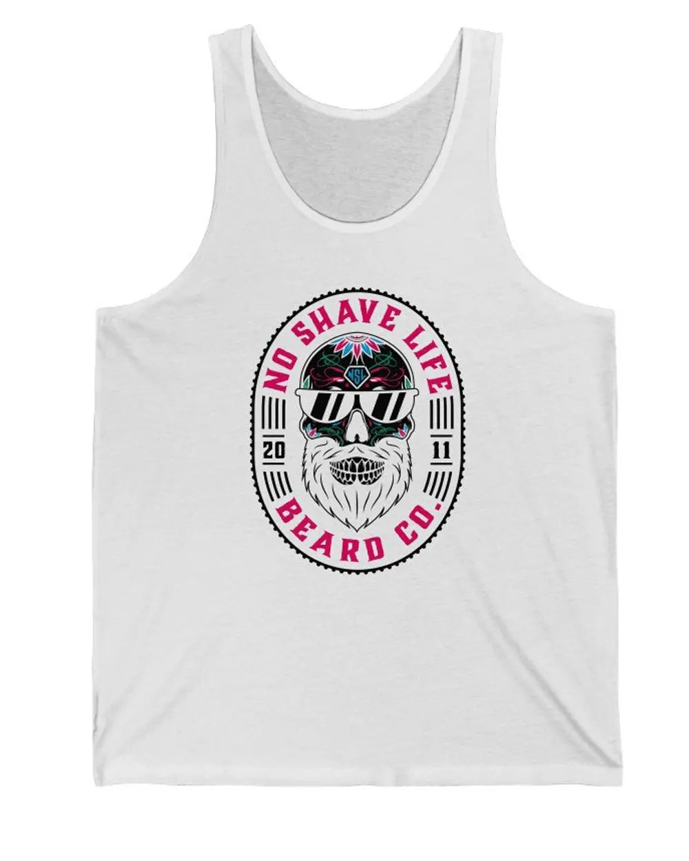 Sugar Skull White Men's Tank Top|Mens Tank Top