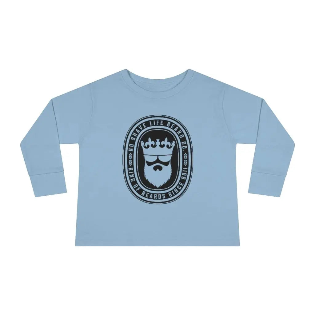 King of Beards Toddler Long Sleeve Shirt|Toddler Long Sleeve