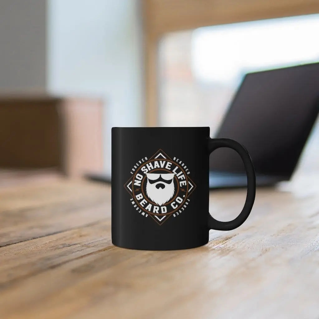 Forever Bearded NSL Black Ceramic Coffee Mug|Mug