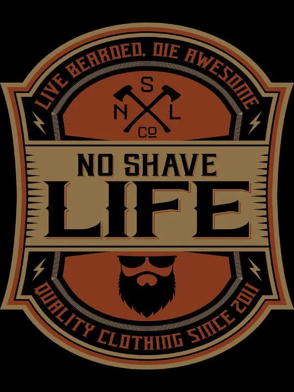 Live Bearded, Die Awesome Sticker|Patch & Stickers