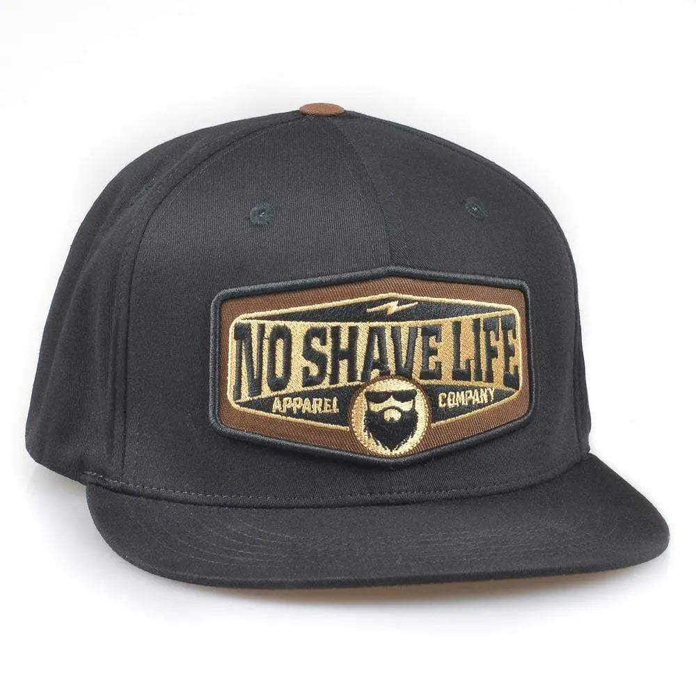Bolt Black No Shave Life Flex Fit Hat|Hat