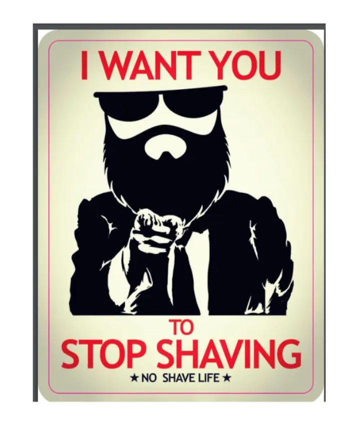 I Want You To Stop Shaving Sticker|Patch & Stickers
