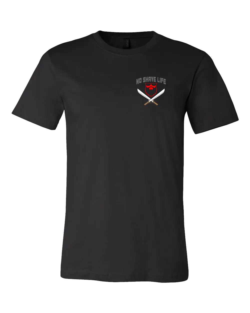 Bearded Slasher NSL Black T-shirt|T-Shirt