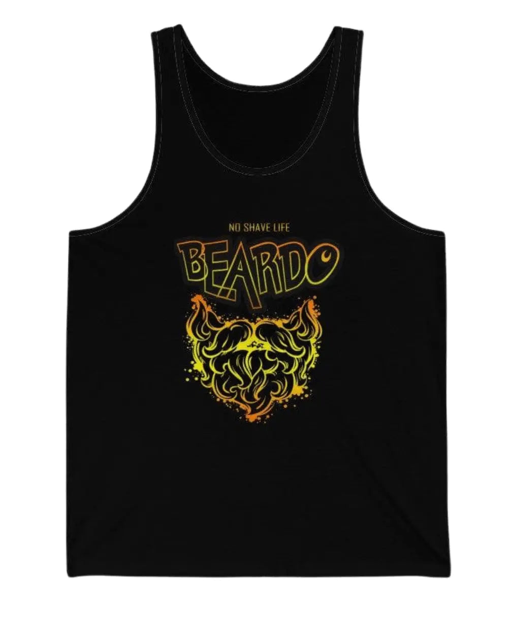 Beardo Black Men's Tank Top|Mens Tank Top