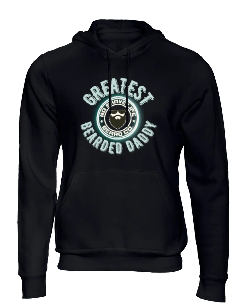 Greatest Bearded Daddy Black Men's Hoodie|Hoodie