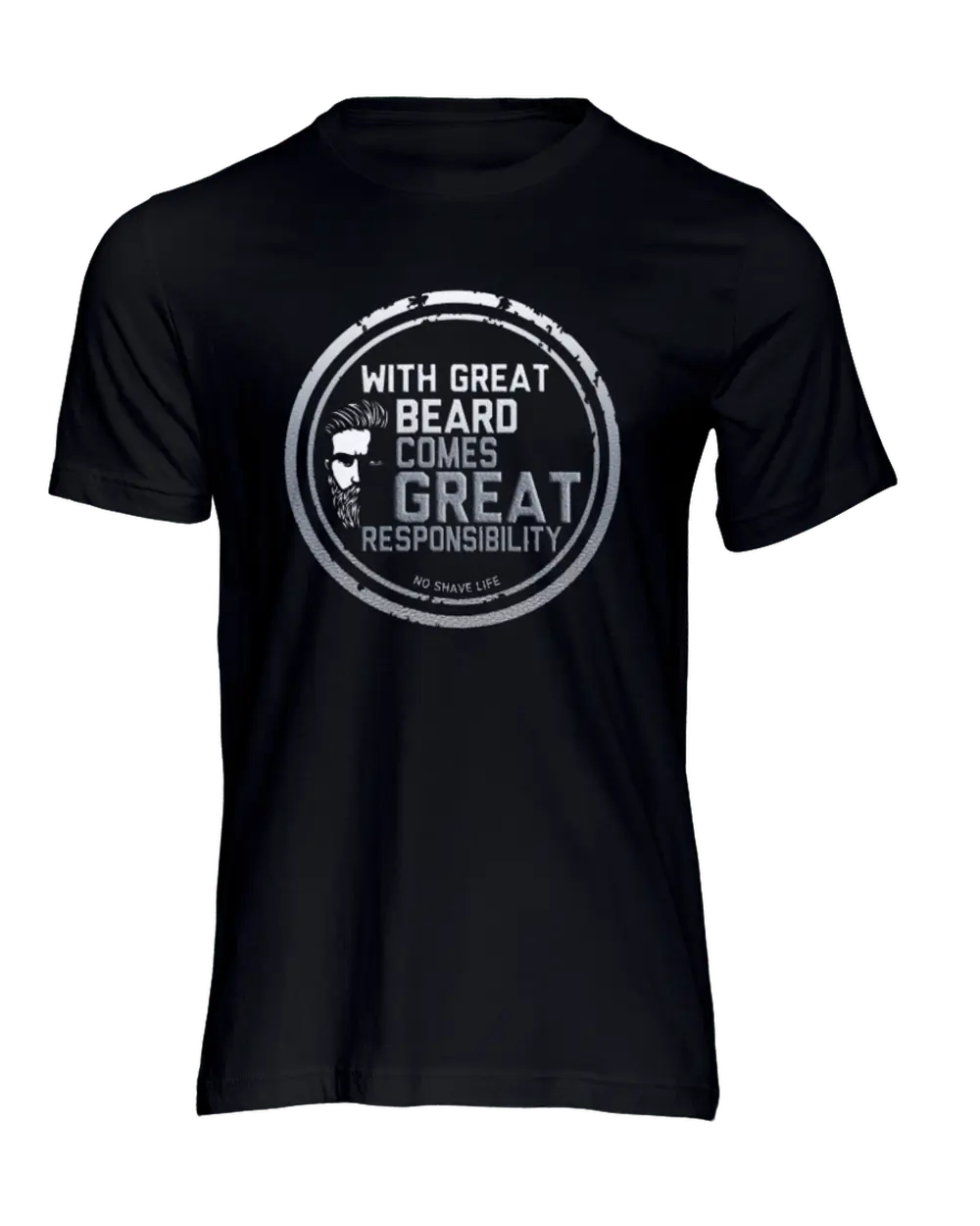 Great Beard Black Men's T-Shirt|T-Shirt