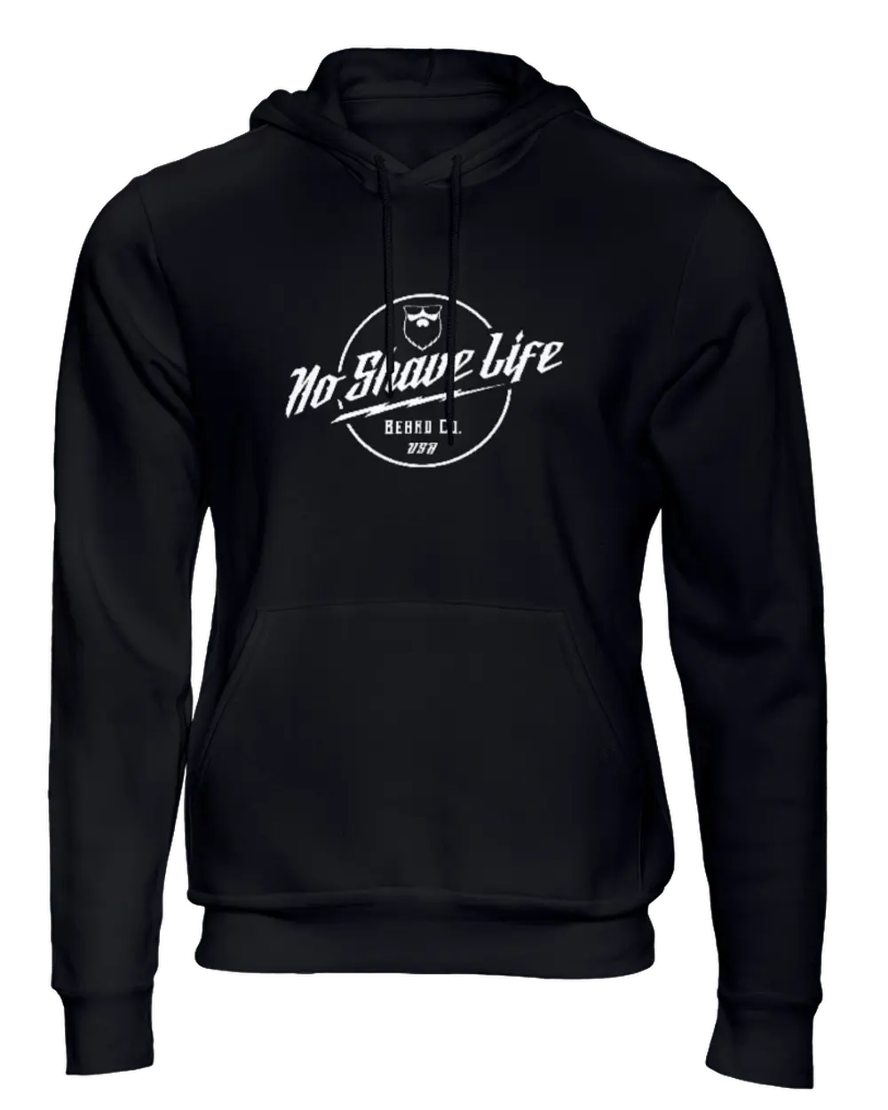 No Shave Life Crate Black Hoodie|Hoodie