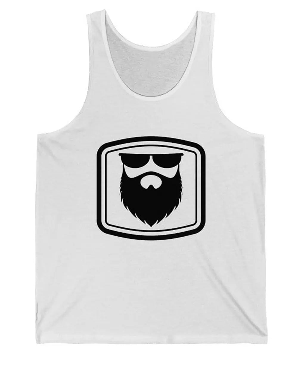 THE OG BEARD 2.0 White Men's Tank Top|Mens Tank Top
