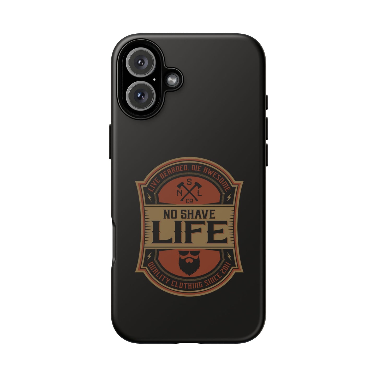 Live Bearded Hard Phone Case