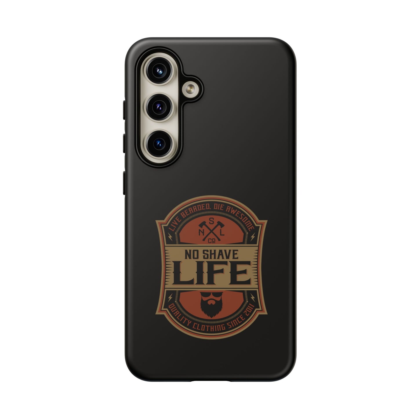 Live Bearded Hard Phone Case