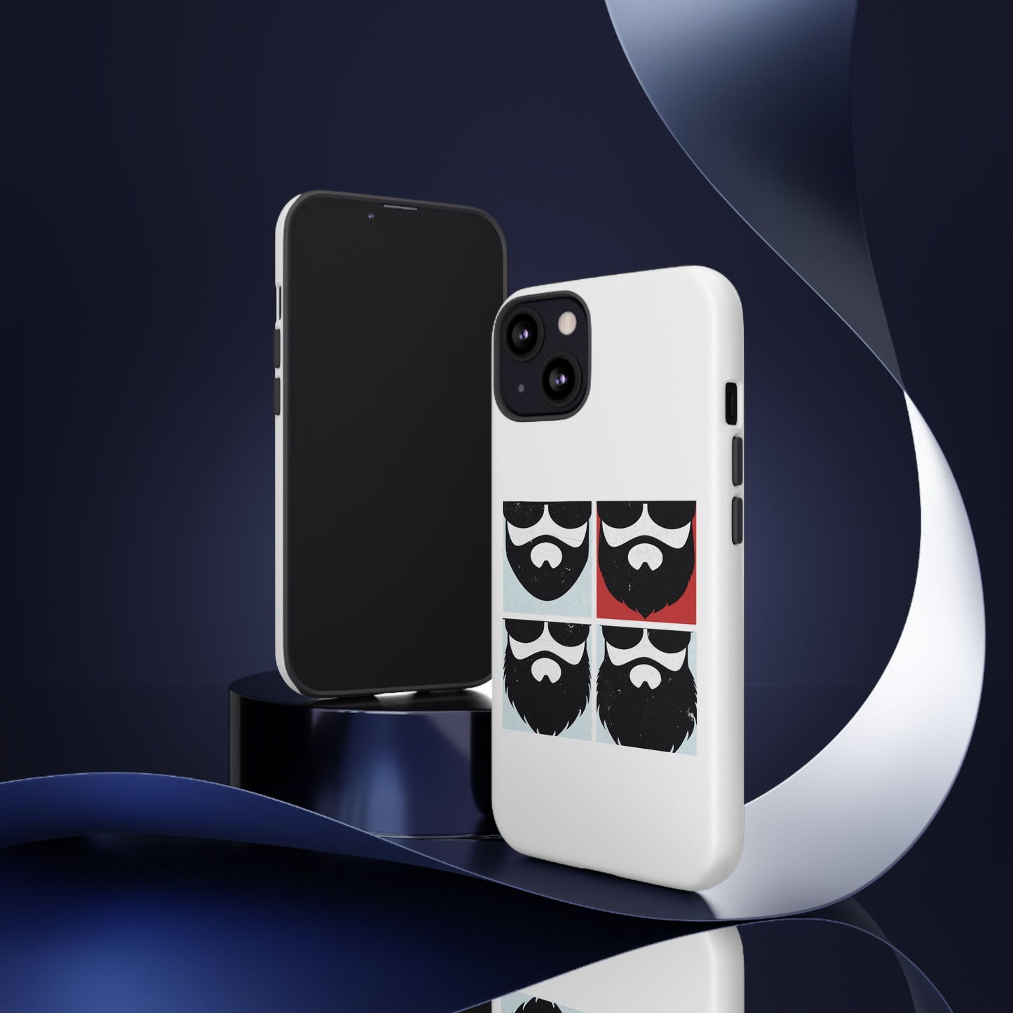 Let it Beard Hard Phone Case