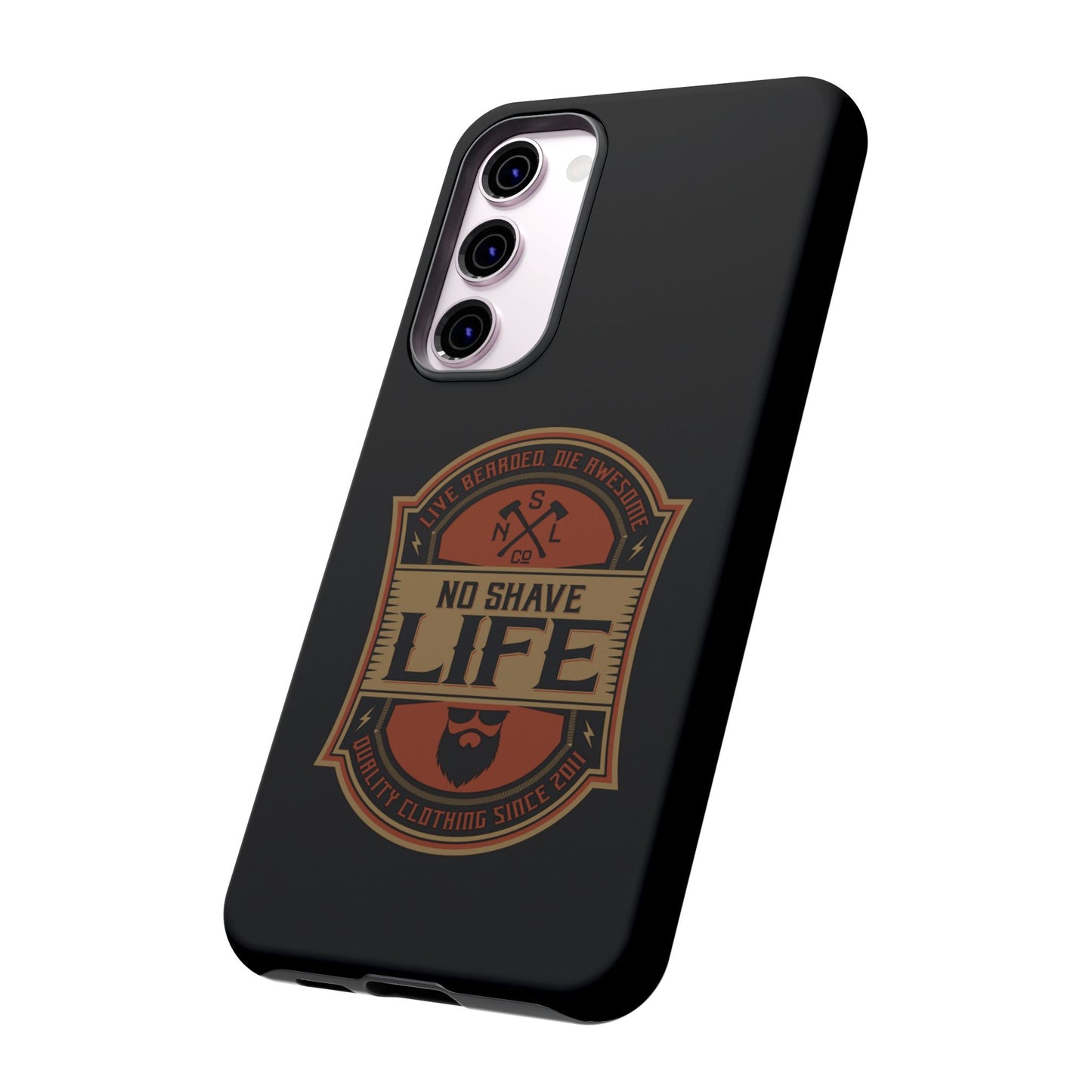 Live Bearded Hard Phone Case