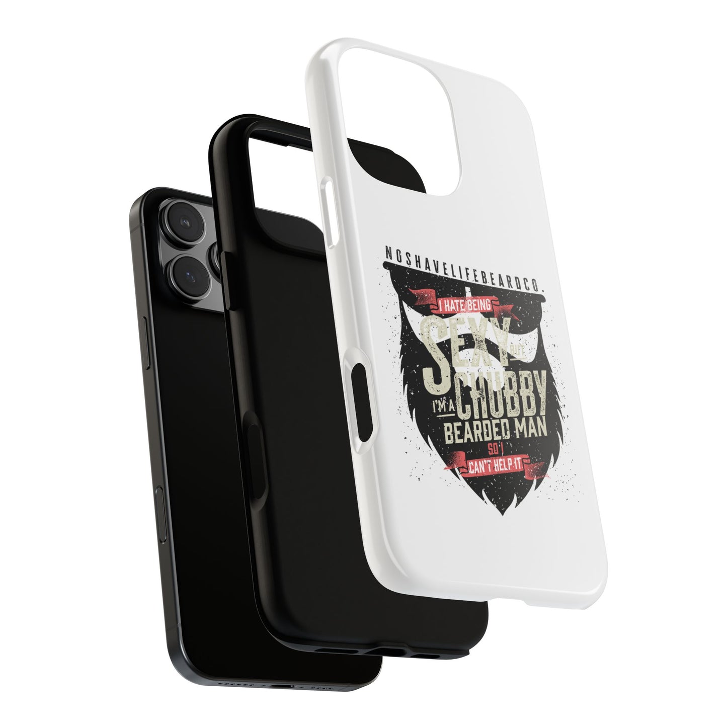 Chubby Bearded & Sexy Man Hard Phone Case