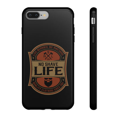 Live Bearded Hard Phone Case