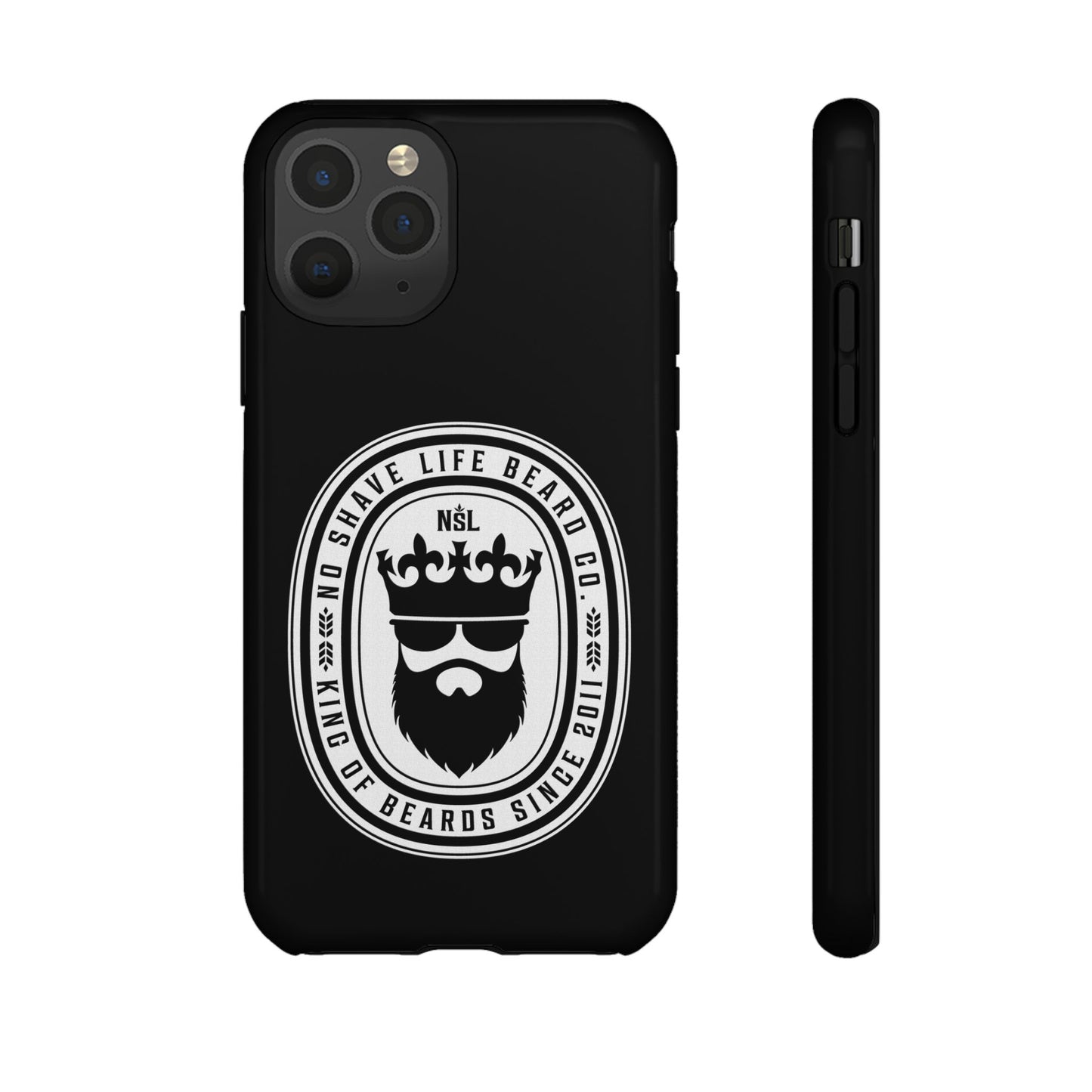 King of Beards Hard Phone Case