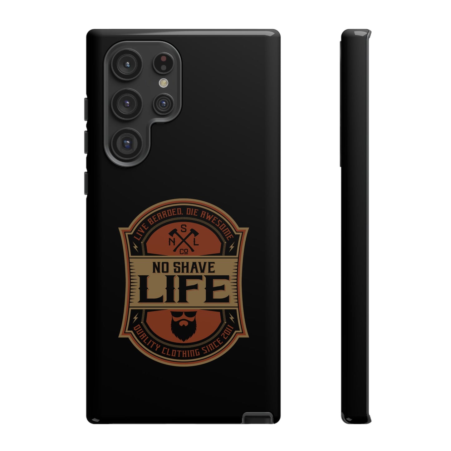 Live Bearded Hard Phone Case