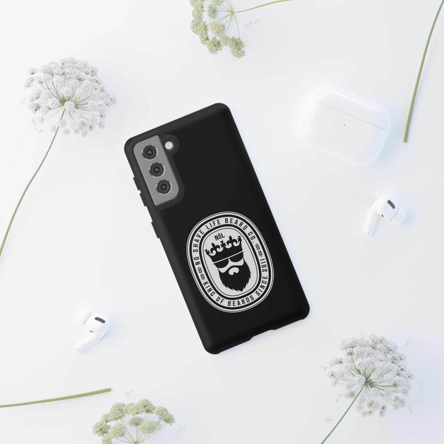 King of Beards Hard Phone Case