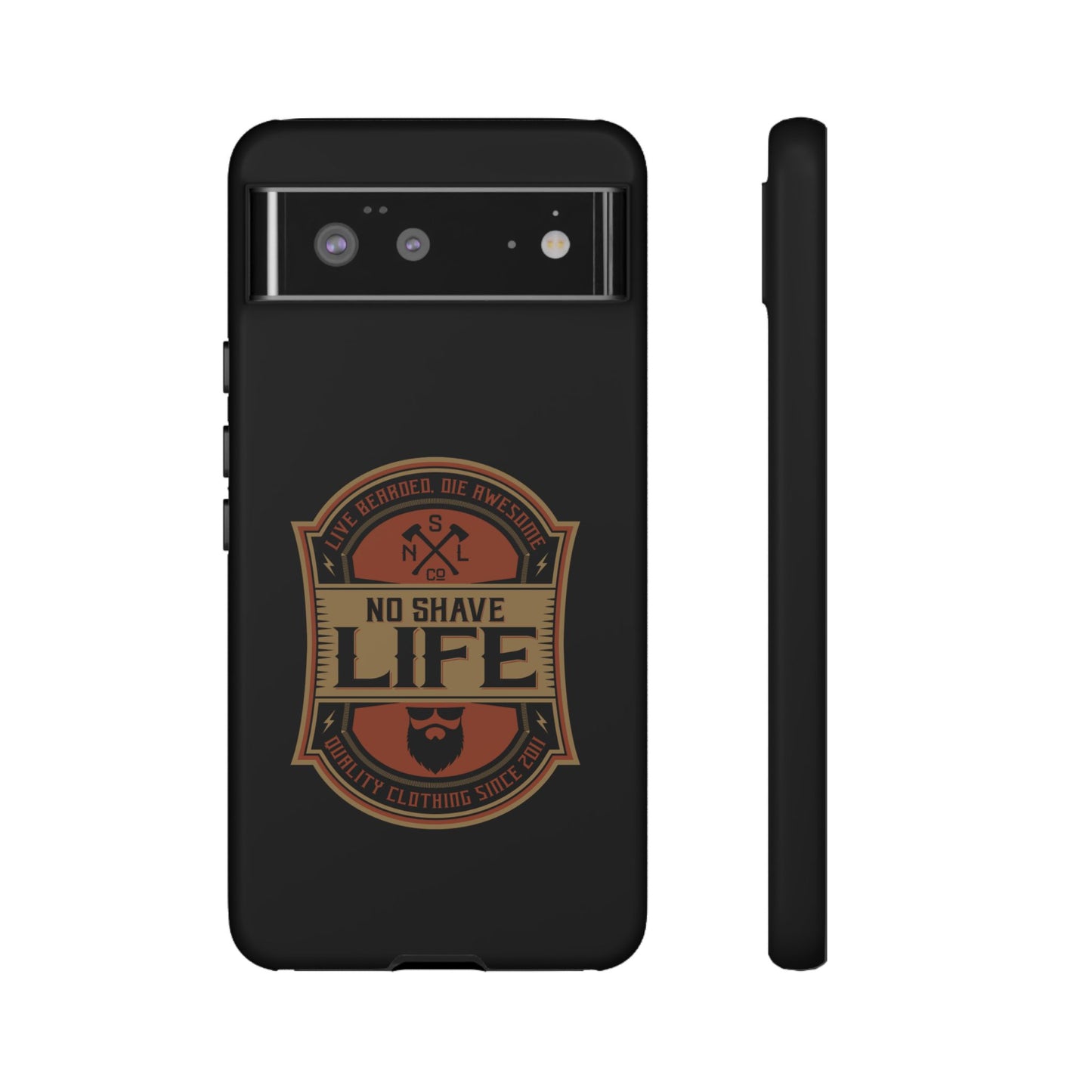 Live Bearded Hard Phone Case