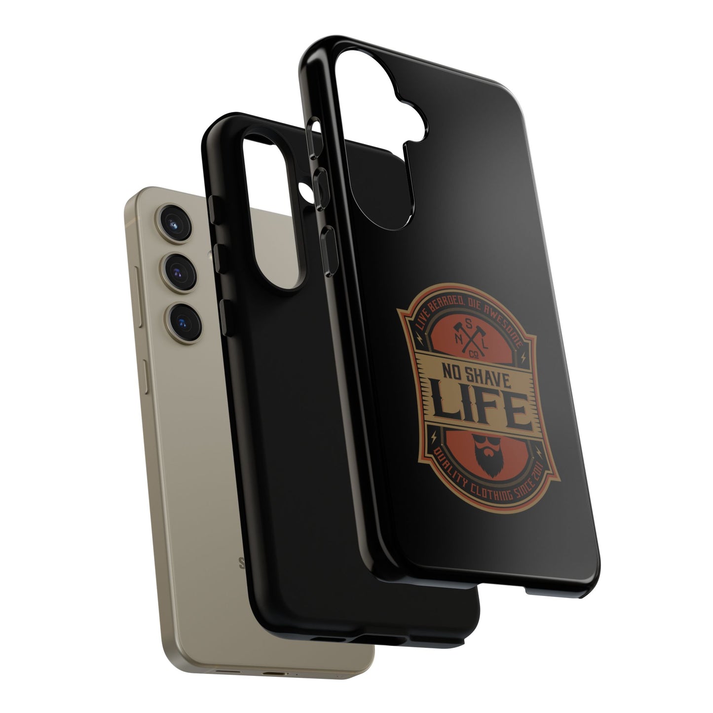 Live Bearded Hard Phone Case