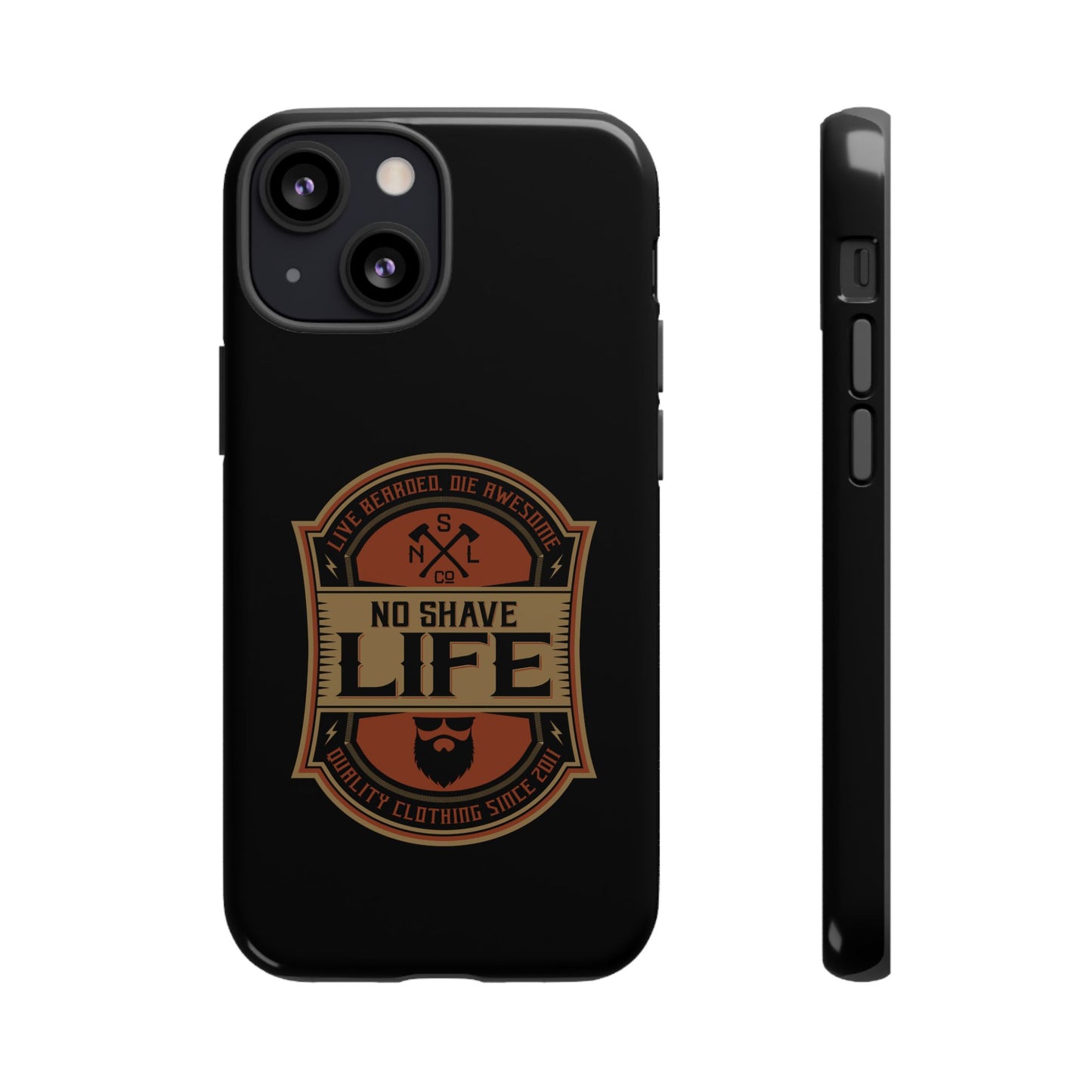 Live Bearded Hard Phone Case