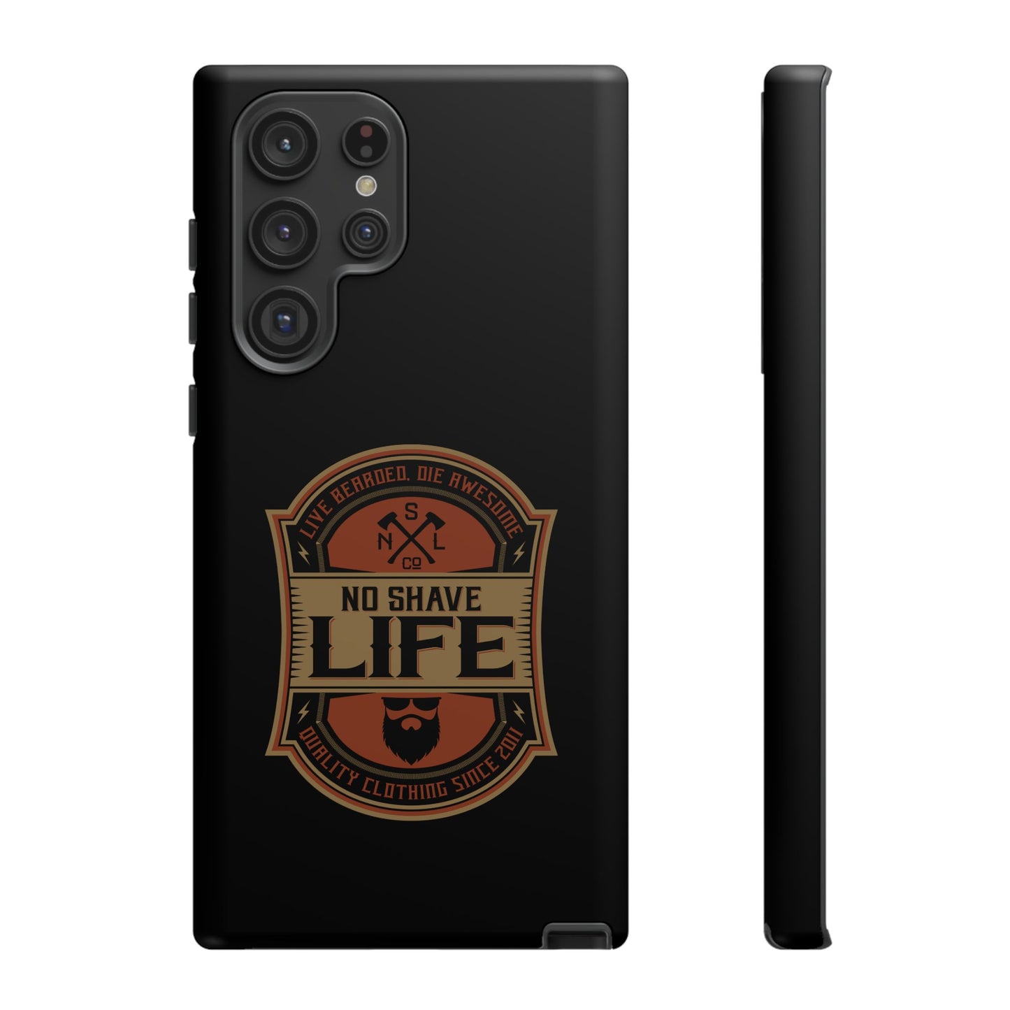 Live Bearded Hard Phone Case