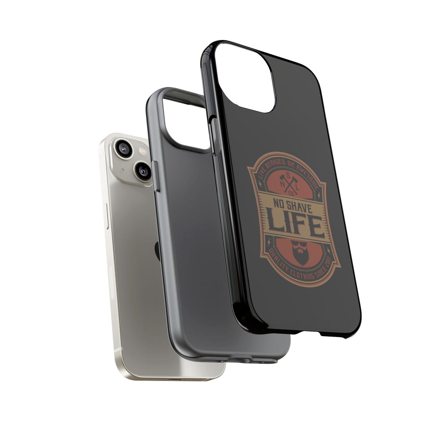 Live Bearded Hard Phone Case