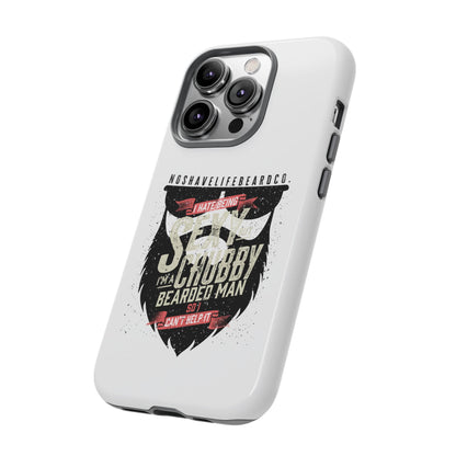 Chubby Bearded & Sexy Man Hard Phone Case
