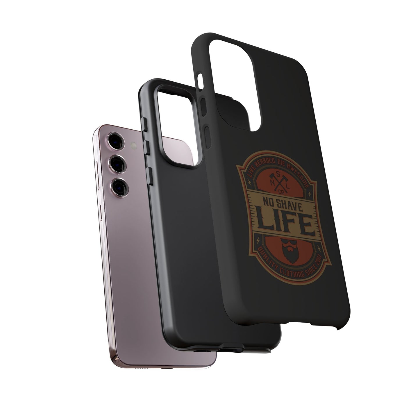 Live Bearded Hard Phone Case