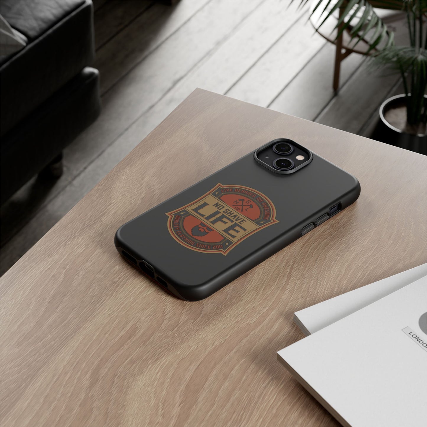 Live Bearded Hard Phone Case