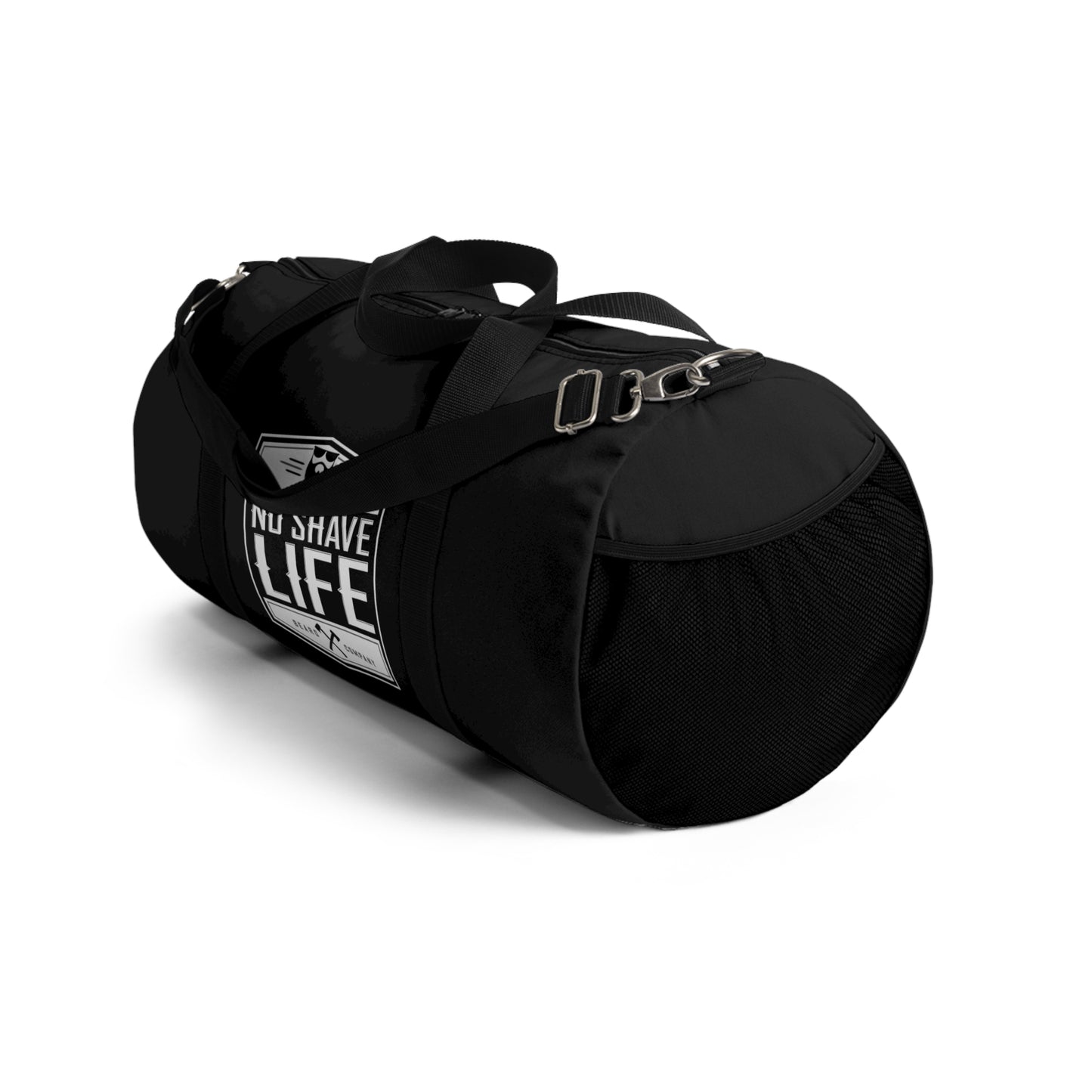 No Shave Life Black Duffel Bag