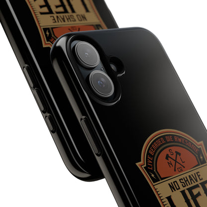 Live Bearded Hard Phone Case