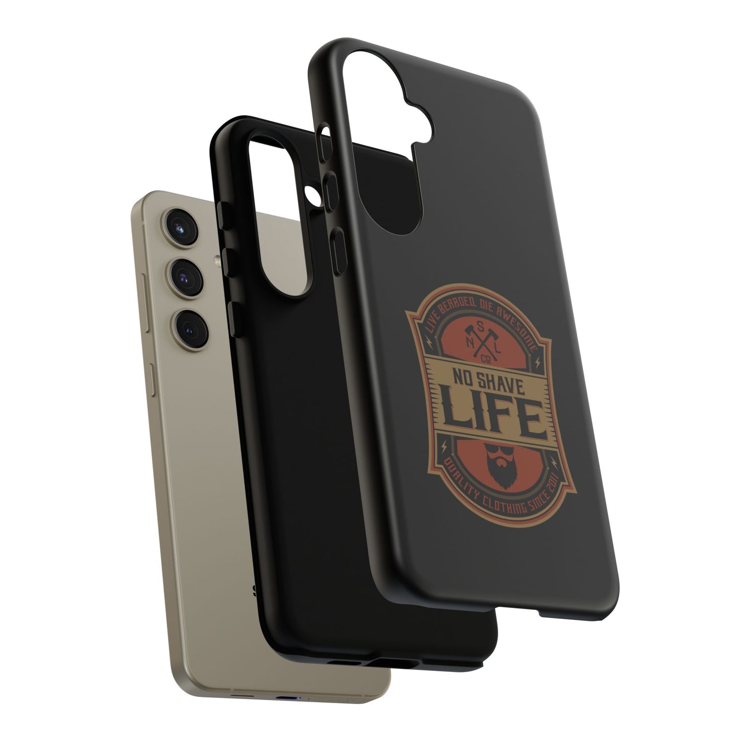 Live Bearded Hard Phone Case