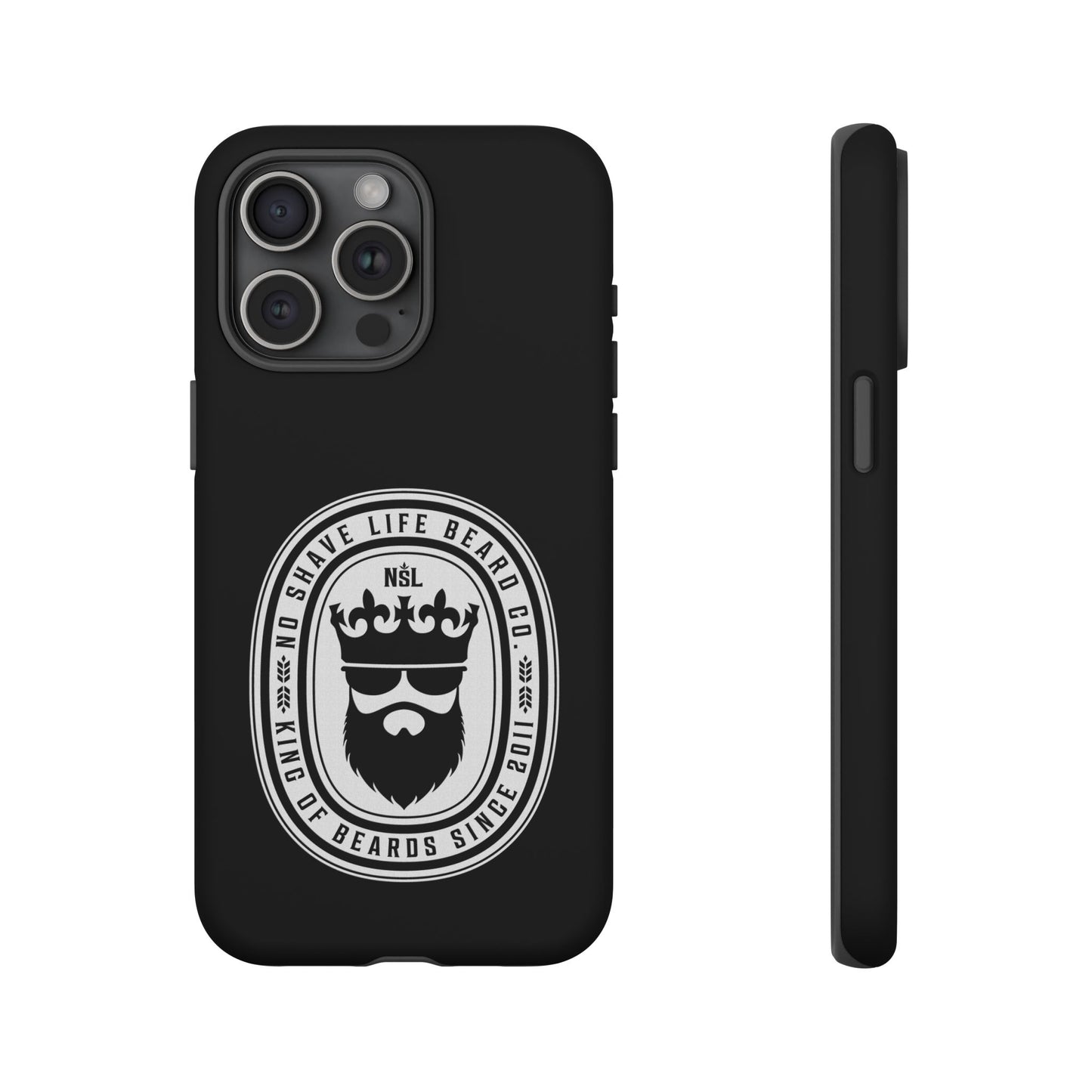 King of Beards Hard Phone Case