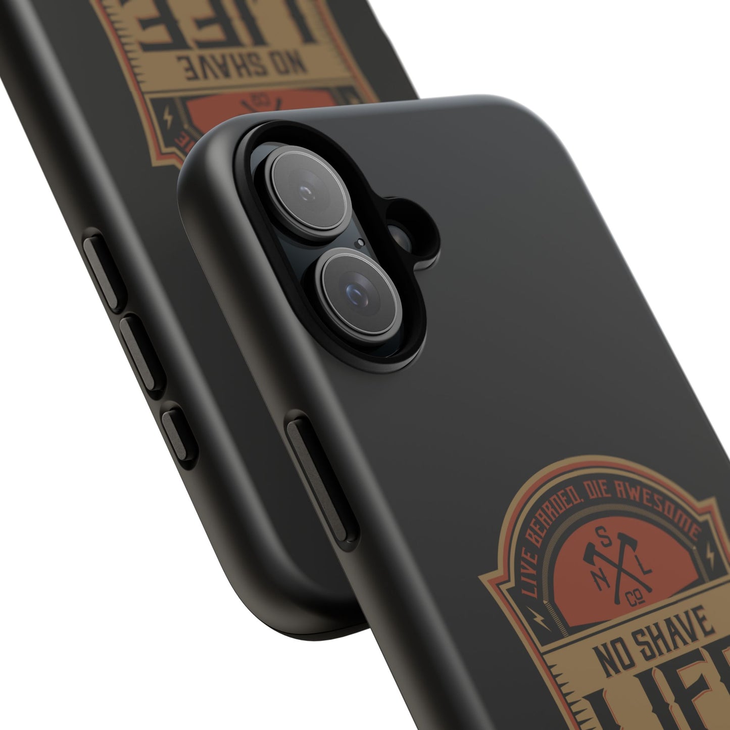 Live Bearded Hard Phone Case