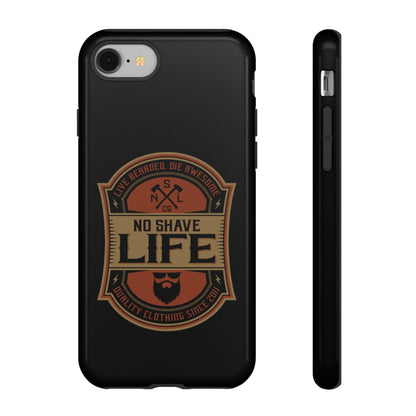 Live Bearded Hard Phone Case