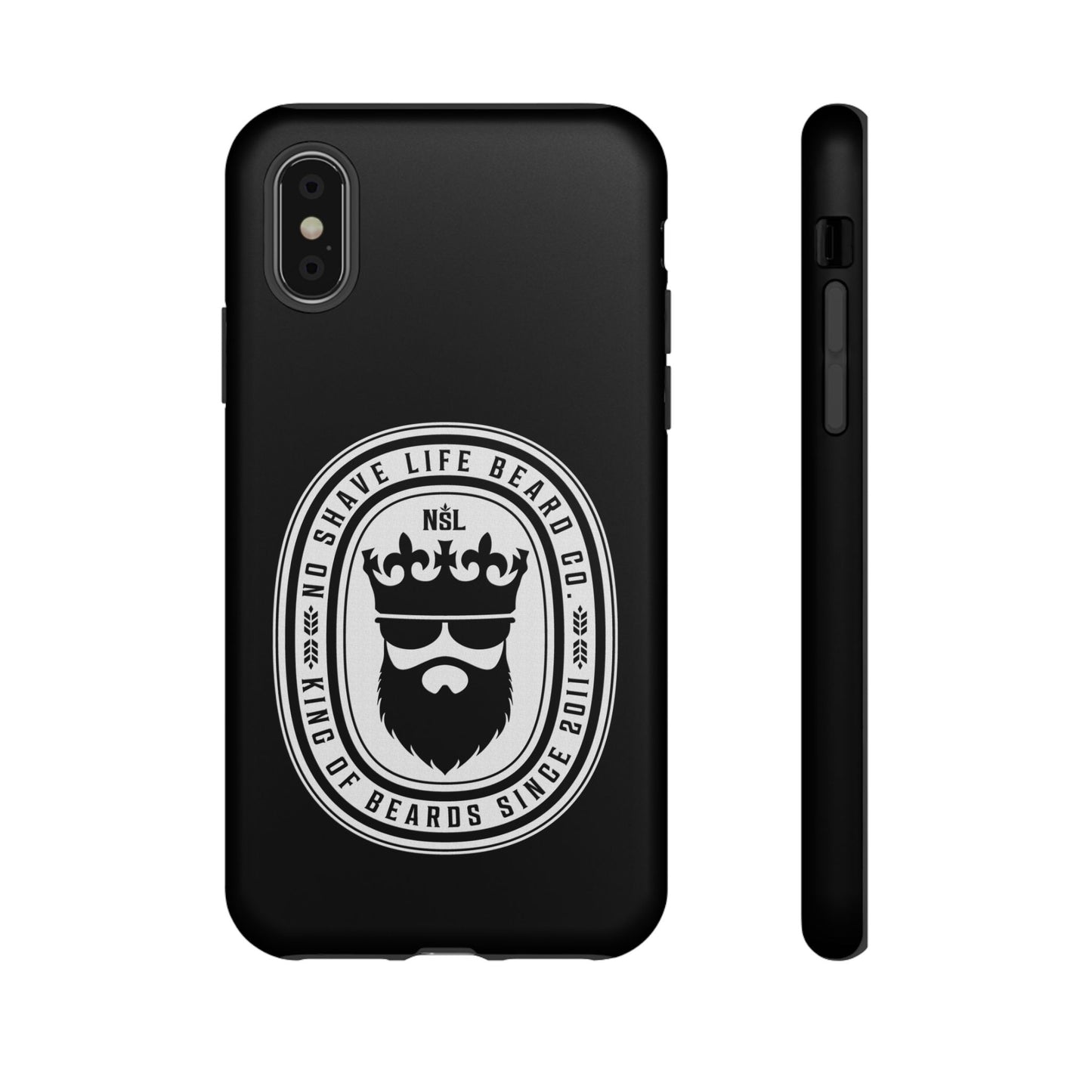 King of Beards Hard Phone Case