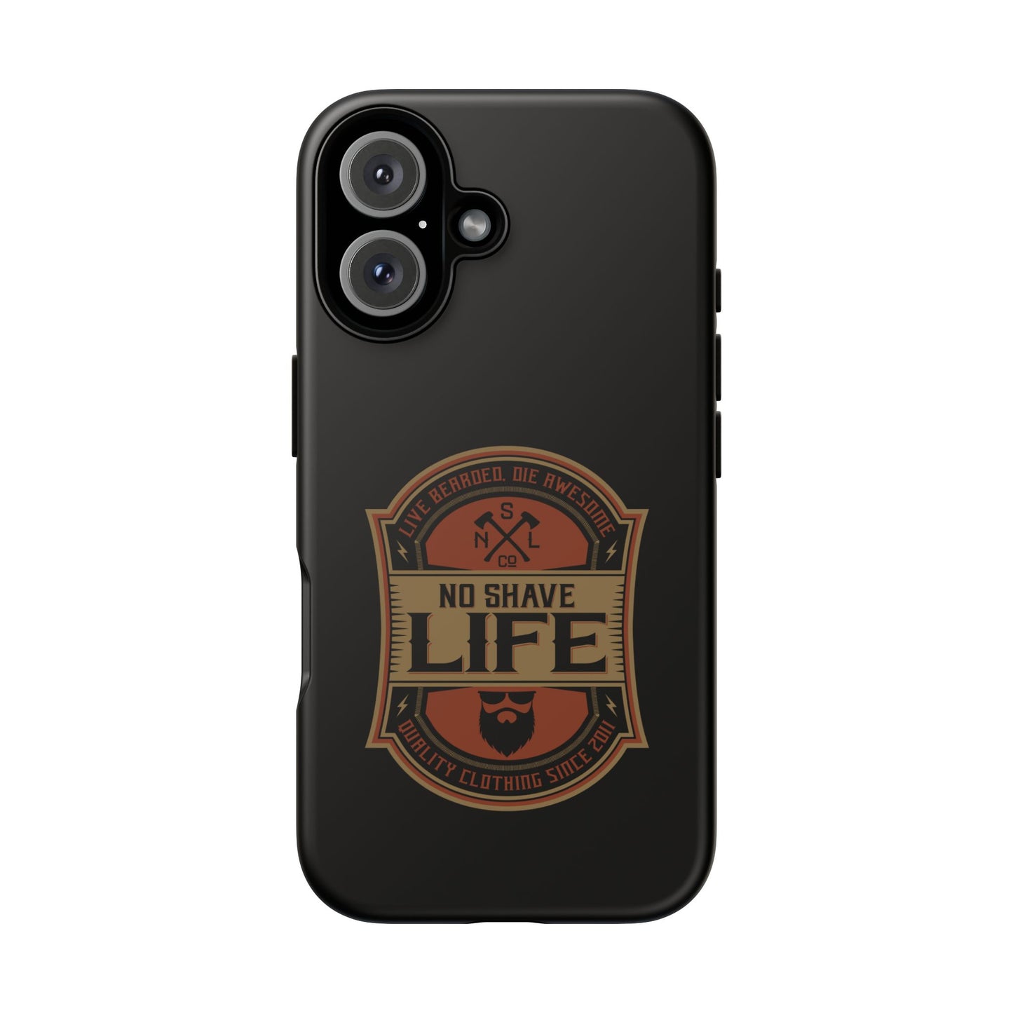 Live Bearded Hard Phone Case