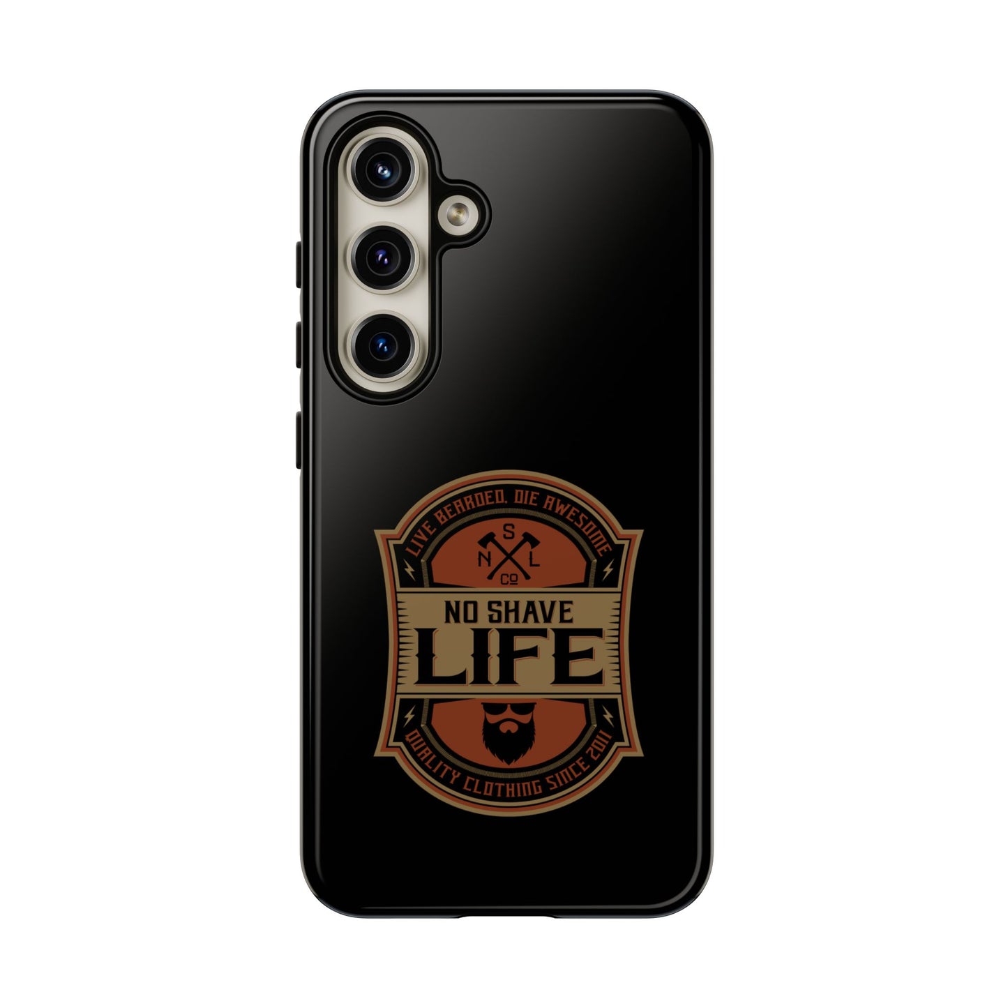 Live Bearded Hard Phone Case