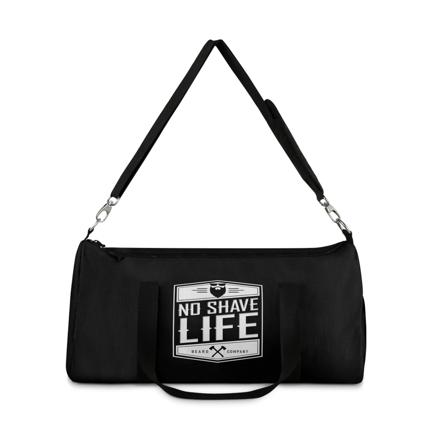 No Shave Life Black Duffel Bag