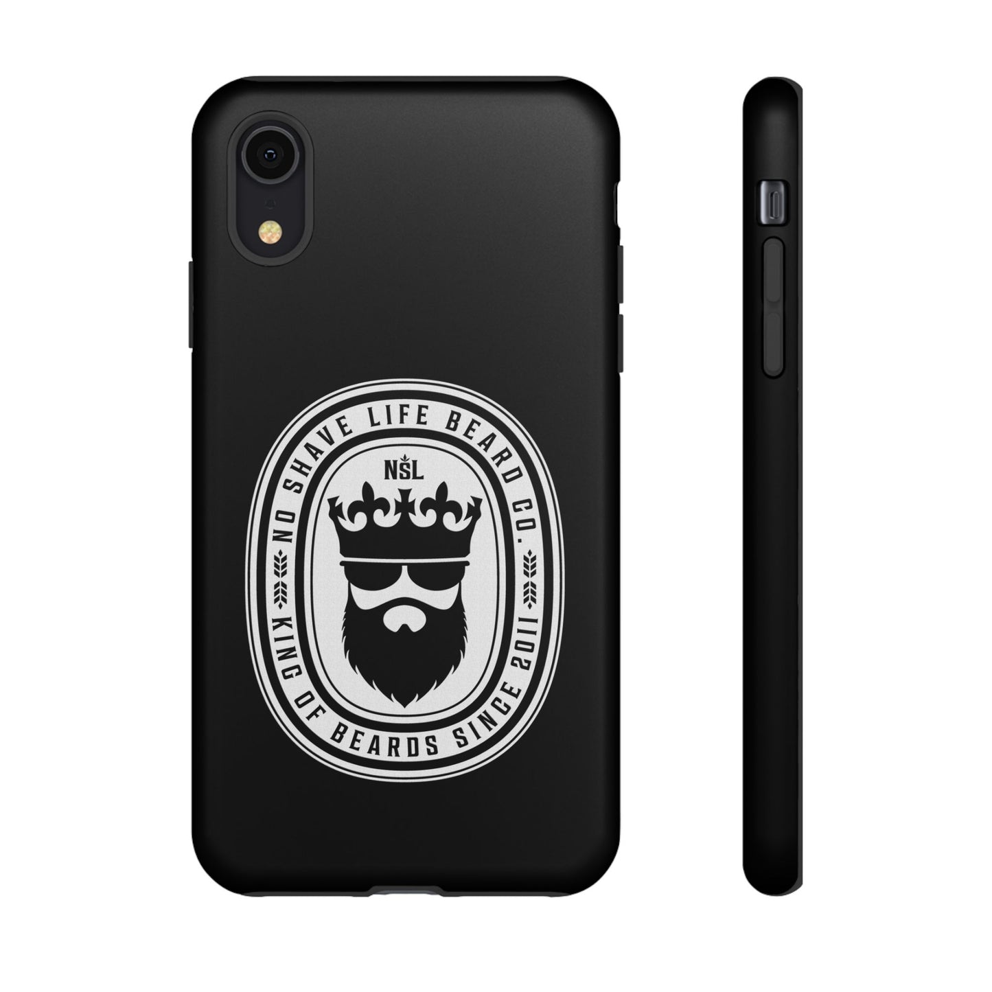 King of Beards Hard Phone Case
