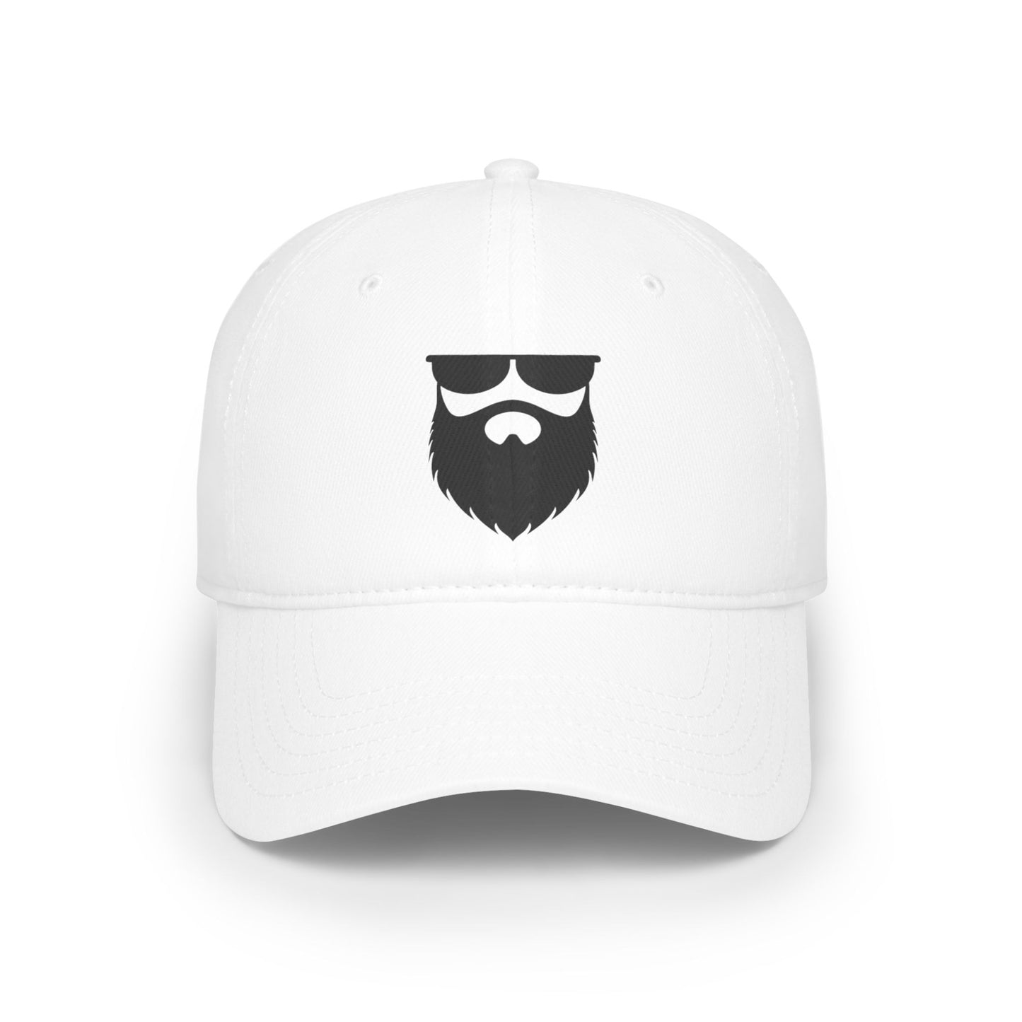 No Shave Life White Baseball Cap