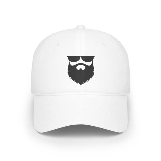 No Shave Life White Baseball Cap