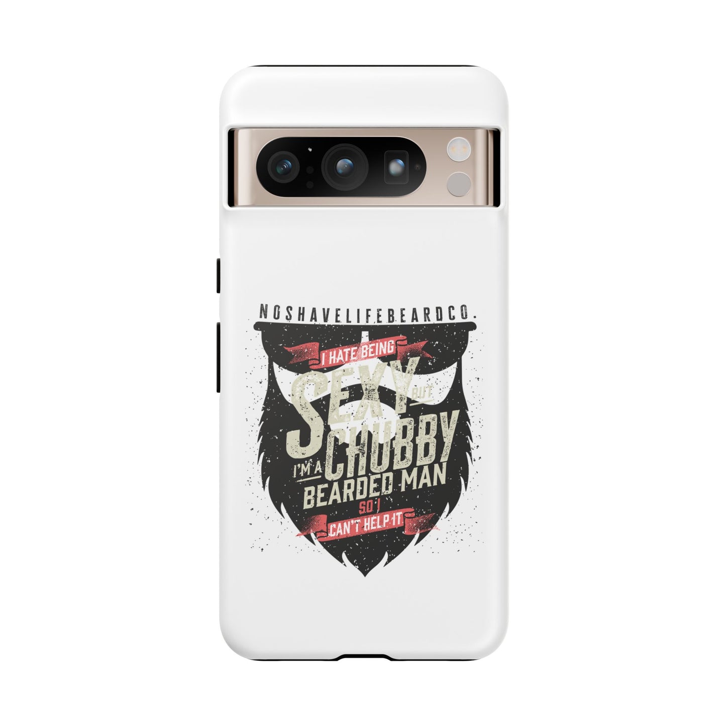 Chubby Bearded & Sexy Man Hard Phone Case